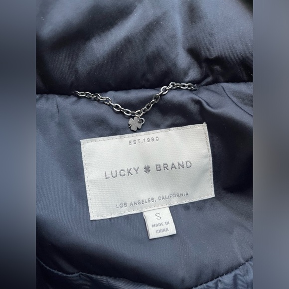 Lucky Brand Coat Navy Small - Picture 4 of 12